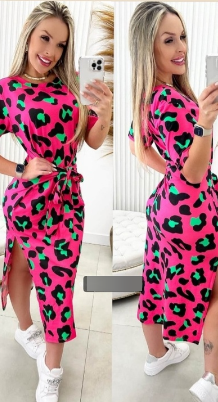 Vestido Mid Lacinhos cod 2043