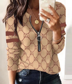 Blusa Ziper Argola COD 2251 - comprar online