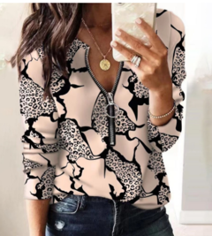 Blusa Ziper Argola COD 2251 - ValentinaFashionn