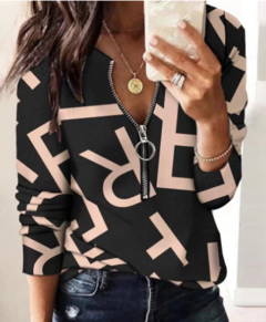Blusa Ziper Argola COD 2251 na internet