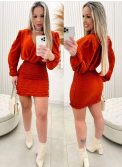 Vestido Dunna Lastex cod 3337