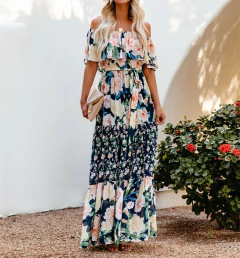 Vestido Longo Madalena cód 4284 - ValentinaFashionn