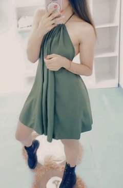 Vestido Bata Frente Unica cod 1236