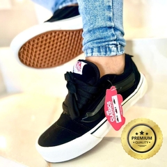 TÊNIS KNU PREMIUM PRETO PRETO BRANCO - comprar online