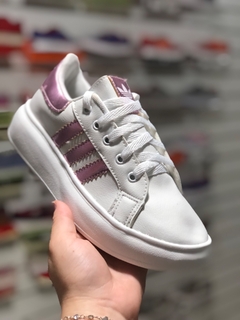 Tênis Adidas - branco/rosa - comprar online