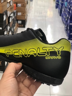 Chuteira Penalty Society Bravo Preta/amarela na internet