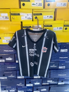 camiseta baby look corinthinas feminina