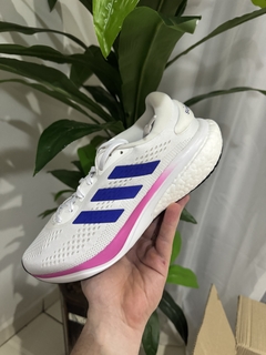 Tênis Adidas Supernova 2 Masculino - Branco+Azul