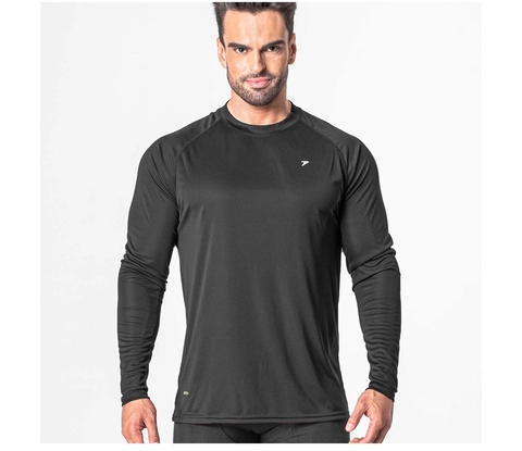 CAMISETA TERMICA FATOR de Proteção Comfort Poliamida UV 50+ PRETA - comprar online