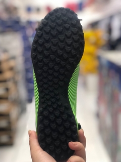Chuteira Society Adidas Nemeziz 19 4 TF - Verde+Preto - styletenis