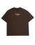 Camiseta Oversized Loading Egyptian Writing - Marrom