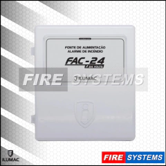FONTE AUXILIAR EXTERNA FAC-24 24V 1A C/BAT