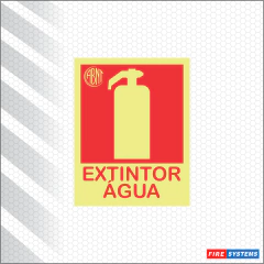 Placa fotolumin. Identif. Ext. Água.