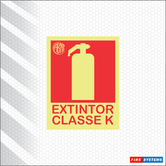 Placa fotolumin. Identif. Ext. Classe K