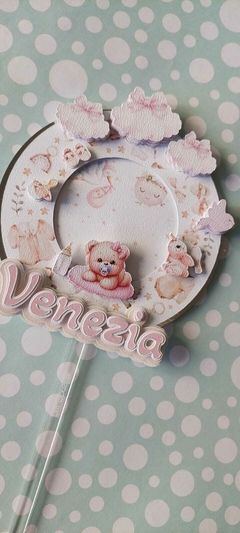 Cake Topper 3D para Baby Shower - tienda online