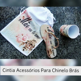 cintia acessorios para chinelo bras