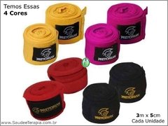 Imagem do Bandagem Elástica de Algodão PRETORIAN – 3mx5cm – AMARELA