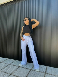 Wideleg Bali White Desfl - Nissie Denim