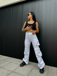 WideLeg Oriana White