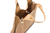 Articulo 3307: Cartera forrada en gamuza Nude. - comprar online