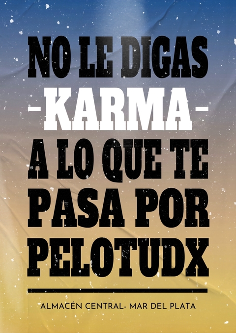 Póster karma