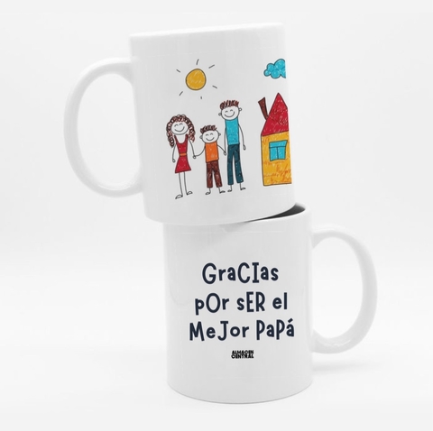 Tazas día del padre con tu dibujo 