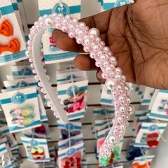 Tiara bordada em pérolas adulto ou infantil - comprar online