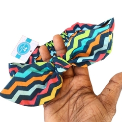 Turbante estampado 4 a 6 anos