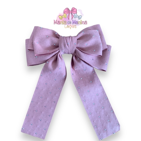 Laço com pontas (mãe ou filha) no bico de pato