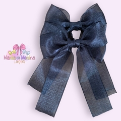 Laço organza Mãe ou filha na presilha