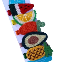 kit hairclips frutas adulto ou infantil