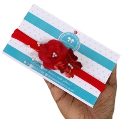 Faixinha para bebê flor