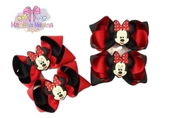 Parzinhos Minnie no bico de pato