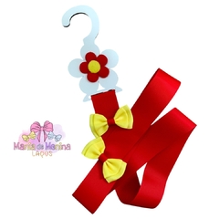 Porta laços flor