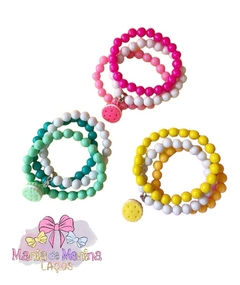 kit pulseiras biscoitos