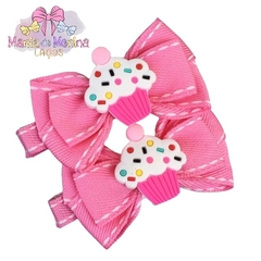 Parzinho cupcake na presilha