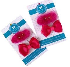 Hairclip pompom pelinho