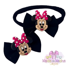 Faixinha para bebê ou presilha Minnie rosa