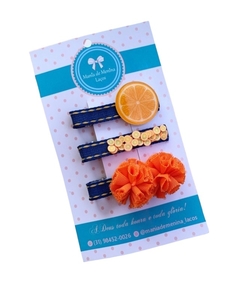 Hair clip Laranja
