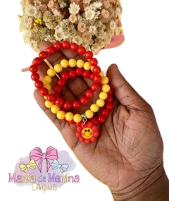 Kit pulseiras Florzinha