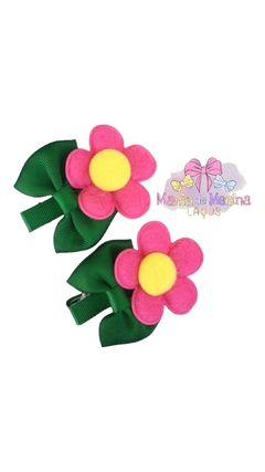 Parzinho Flor na presilha
