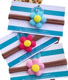 Faixinha para bebê Florzinha