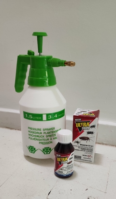 Combo Fumigacion: Pulverizador Manual 1.5L + ULTRATRON 125ml de REGALO