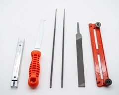 Kit Afilador Motosierra Stihl / Luqstoff Paso 3/8LP Lima Red 5/32 4mm