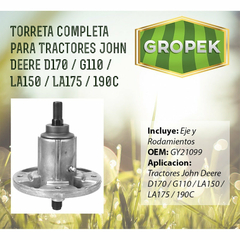 Torreta Para Tractores John Deere D170 G110 La150 La175 190c en internet