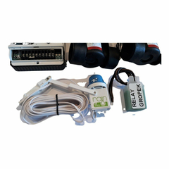 Imagen de Sistema Riego Automático Kit 6 Zonas Progr+valv 911+sens+relay