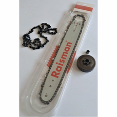 Espada Cadena X 2 Piñón Para Stihl 170 180 210 14 50 3/8