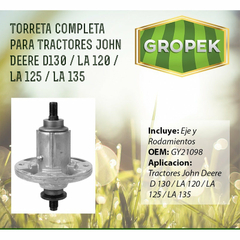 Torreta Tractor John Deere D130 La120 La125 La135 Gy21098 - tienda online