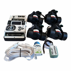 Sistema Riego Automático Kit 6 Zonas Progr+valv 915+sens+relay