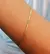 AC001104918 Pulseira Rabo de Rato Banho de Ouro 18k